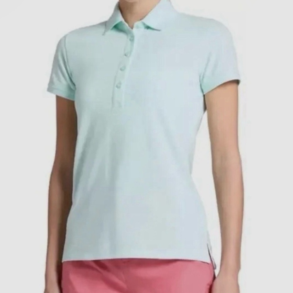 Lady Hagen Women's Mint Short-Sleeve Polo Top